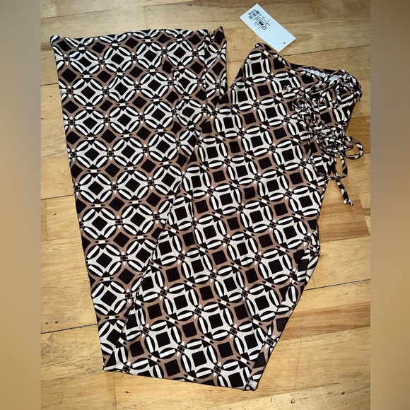 Streetwear Society crop top & flare pants, size L/XL, NWT - Picture 6 of 10